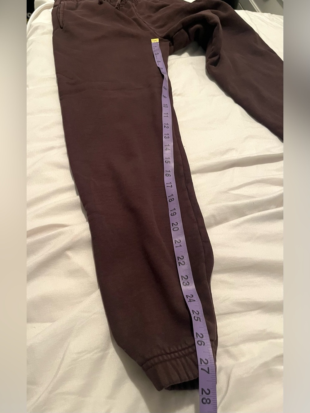 TNA Women's Cozy Fleece Chocolate Brown Drawstring Joggers Pants Size S - Picture 13 of 13